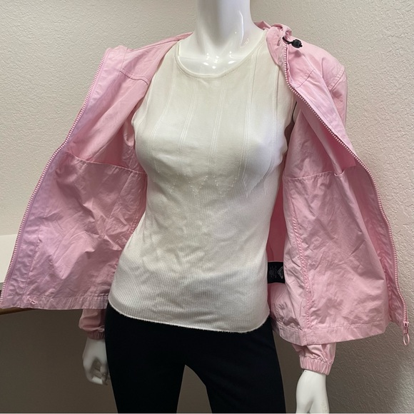 ROXY/Quicksilver 🌸 “Summer Breeze” Hoodie, Windbreaker, Pink zip Up jacket Sz 2 - Picture 7 of 10